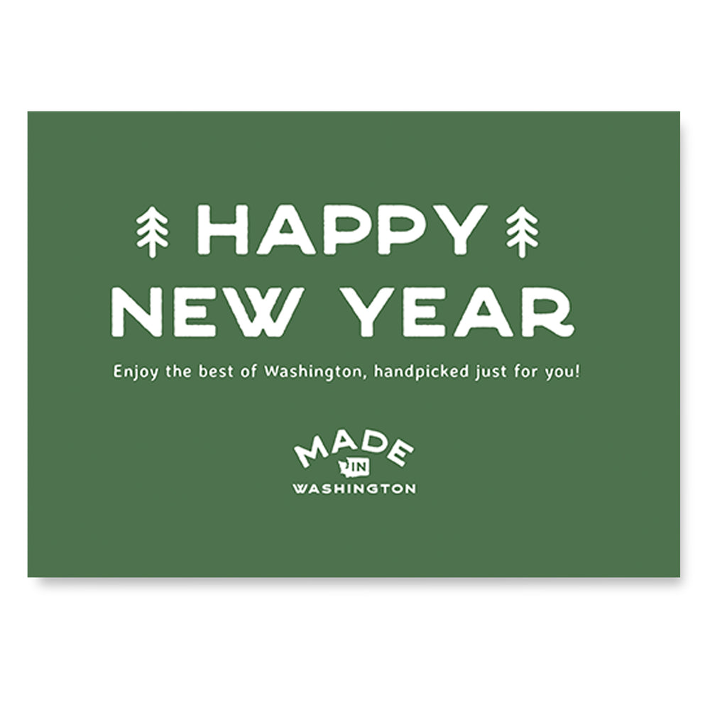 Happy New Year - Design Your Own Gift Box - Made In Washington