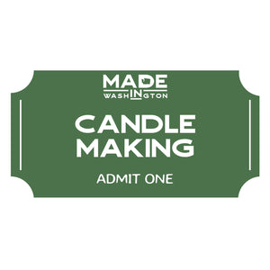 Event Ticket | Made In Washington| Learn To Make Candles | Pike Place Market