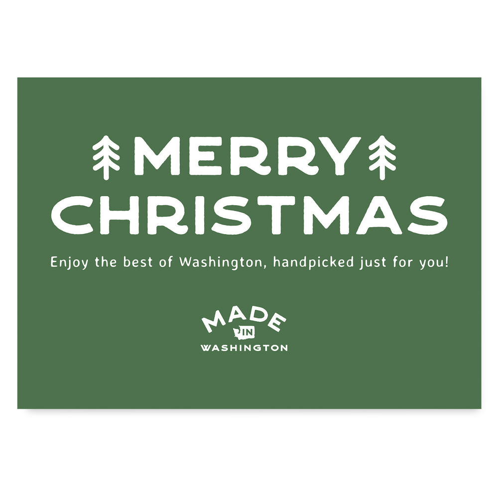 Merry Christmas - Design Your Own Gift Box - Made In Washington