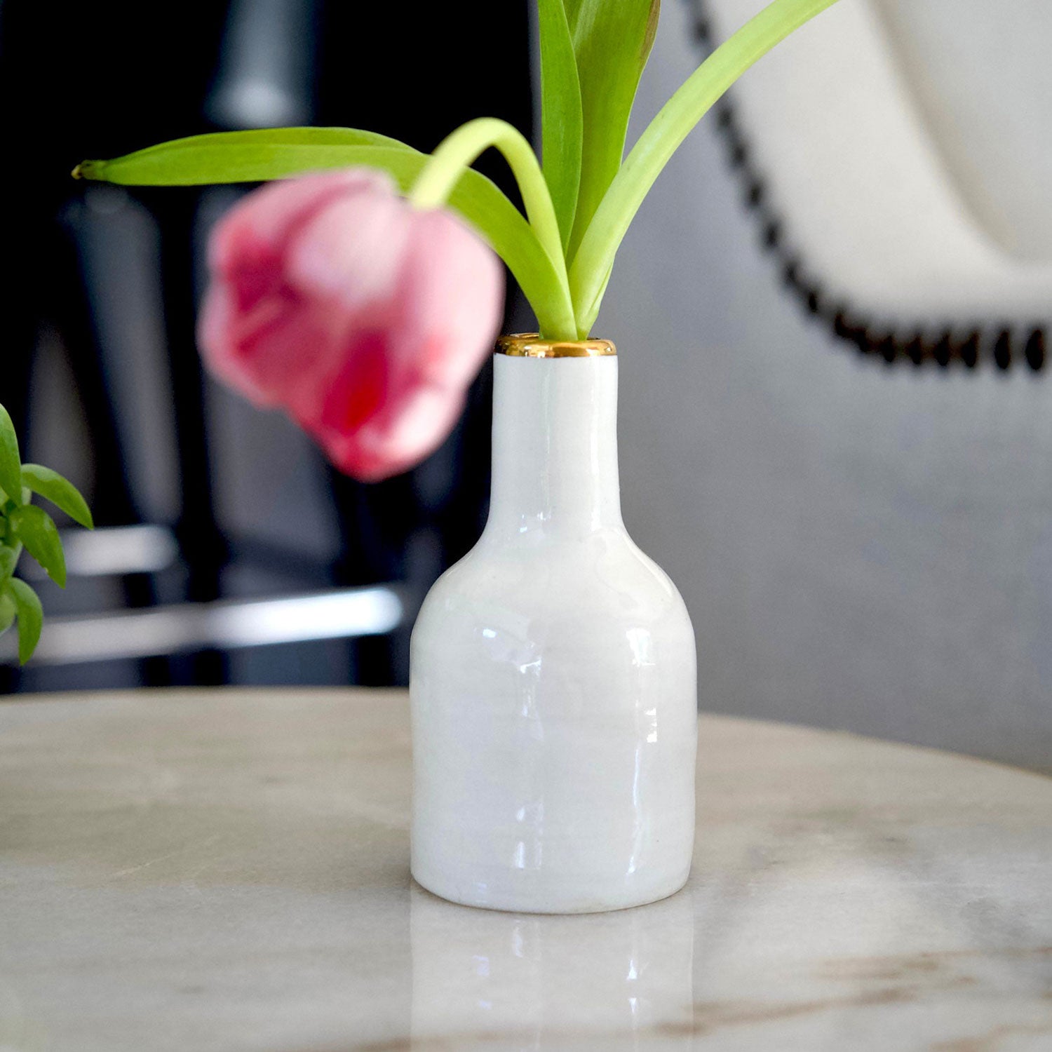 Pottery By Eleni Brooke Bud Vase | Made In Washington | Porcelainwares