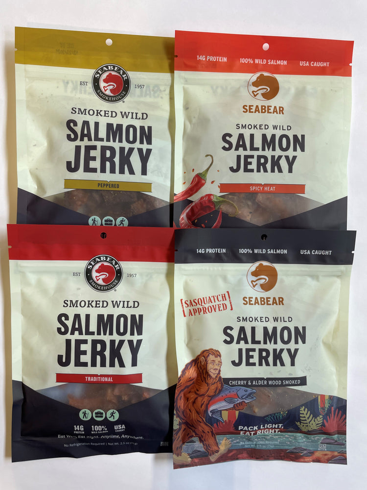 Smoked Wild King Salmon Jerky Tasting Set