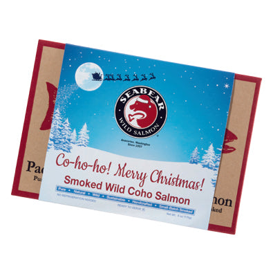 SeaBear - Co-Ho-Ho Merry Christmas Smoked Salmon 6oz - SeaBear Smokehouse