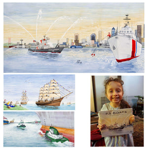 P.S. Boats Around Puget Sound | Bilingual Kids Books | Made In Washington