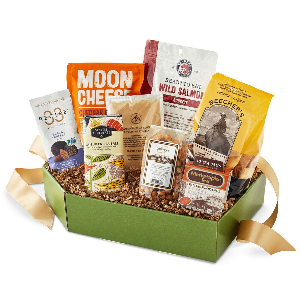 
            
                Load image into Gallery viewer, Bite Of Washington Gift Box | Made In Washington | Local Gift Baskets
            
        