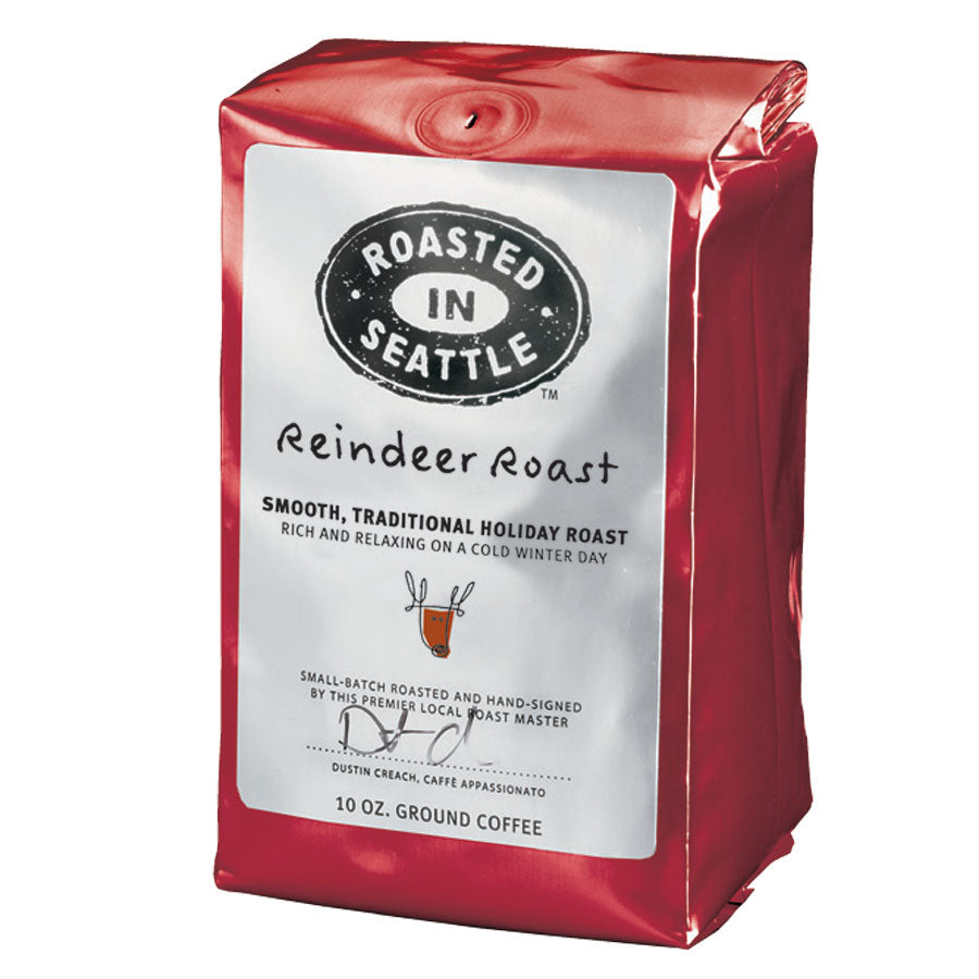 
            
                Load image into Gallery viewer, Reindeer Roast Christmas Coffee | Made In Washington | Caffe Appassionato
            
        
