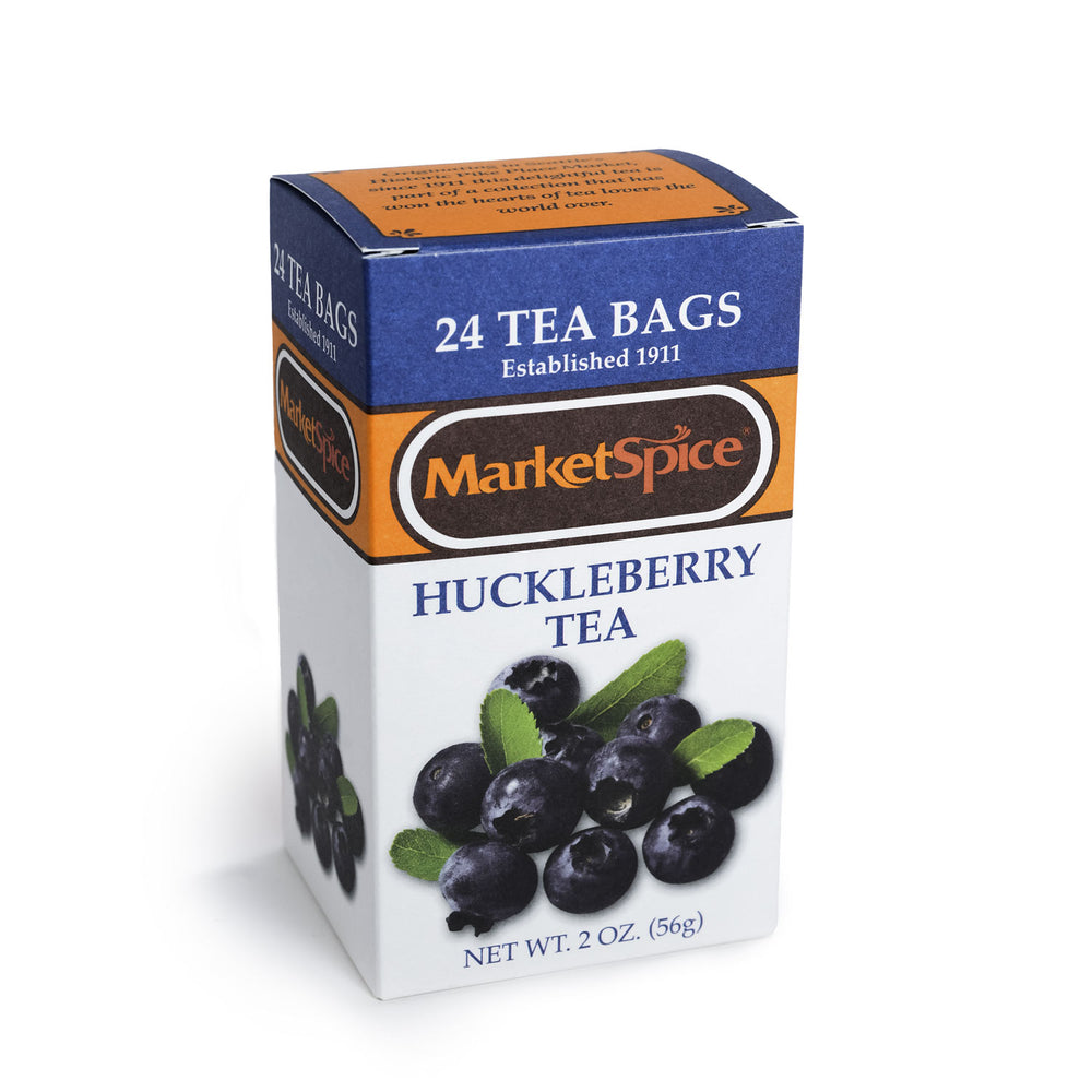 
            
                Load image into Gallery viewer, Market Spice Huckleberry Tea | Made In Washington Gifts | Tea Gift Ideas | Tea Parties
            
        
