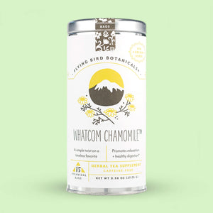 
            
                Load image into Gallery viewer, Whatcom Chamomile Tea | Herbal Tea Pyramid Bags | Made In Washington | Timeless Chamomile Tea | Pyramid Tea Bags
            
        