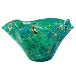 Glass Eye Studio Blown Glass Art Bowl | Ocean Lava | Made In Washington Gifts