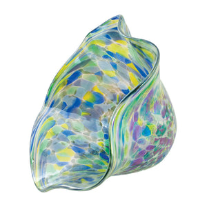 Glass Eye Studio Blown Glass Art Bowl | Bluebonnet | Made In Washington