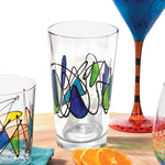 Made In Washington Art Glassware Gifts | Fiala Design Works Pint Glasses | Hand painted Glasses
