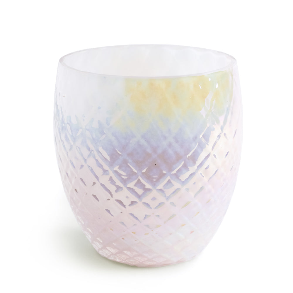 Made In Washington Gifts | Blown Glass Birthstone June Pearl Votives | Local Birthday Gifts