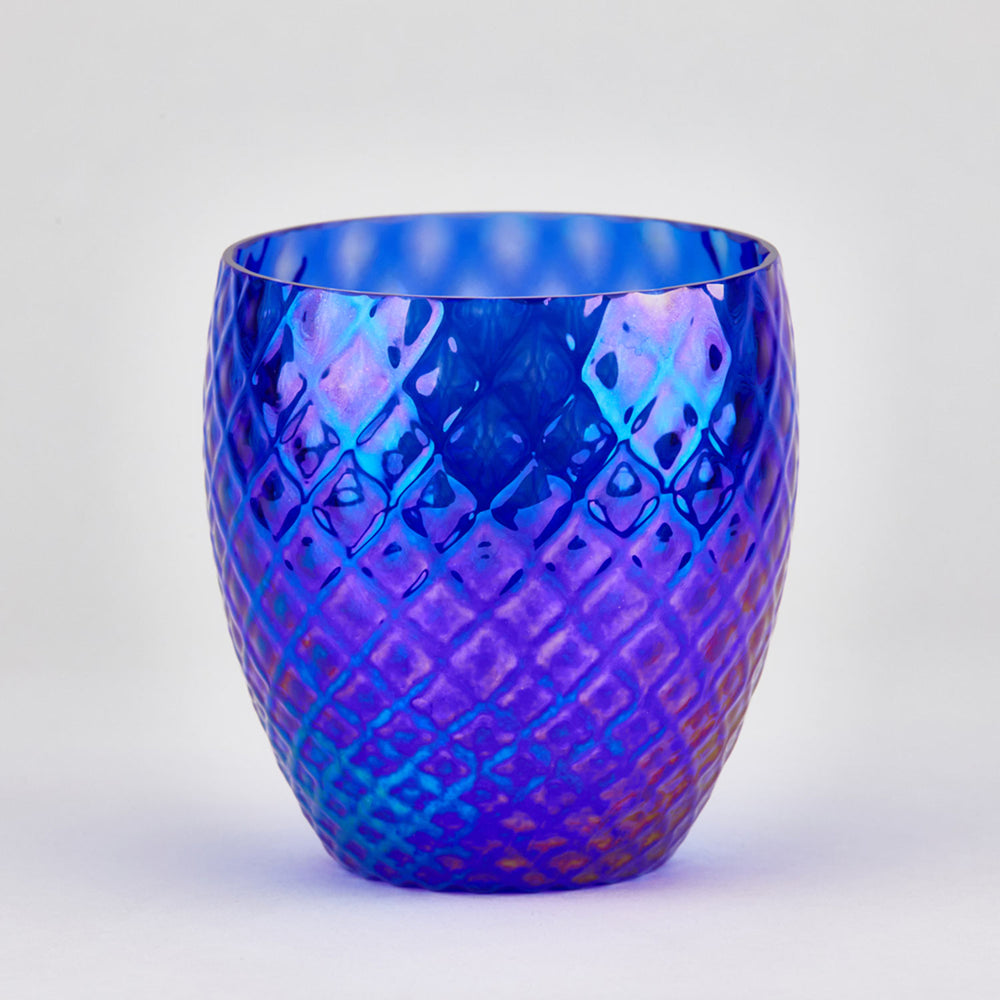 
            
                Load image into Gallery viewer, Made In Washington | Blown Glass Birthstone September Sapphire Votive
            
        