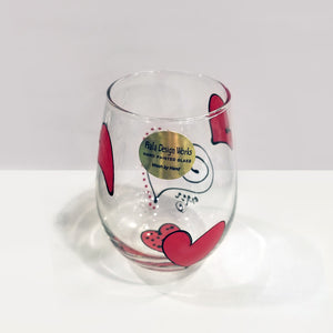 
            
                Load image into Gallery viewer, Fiala Design Works Stemless Wine Glasses Hearts | Made In Washington
            
        