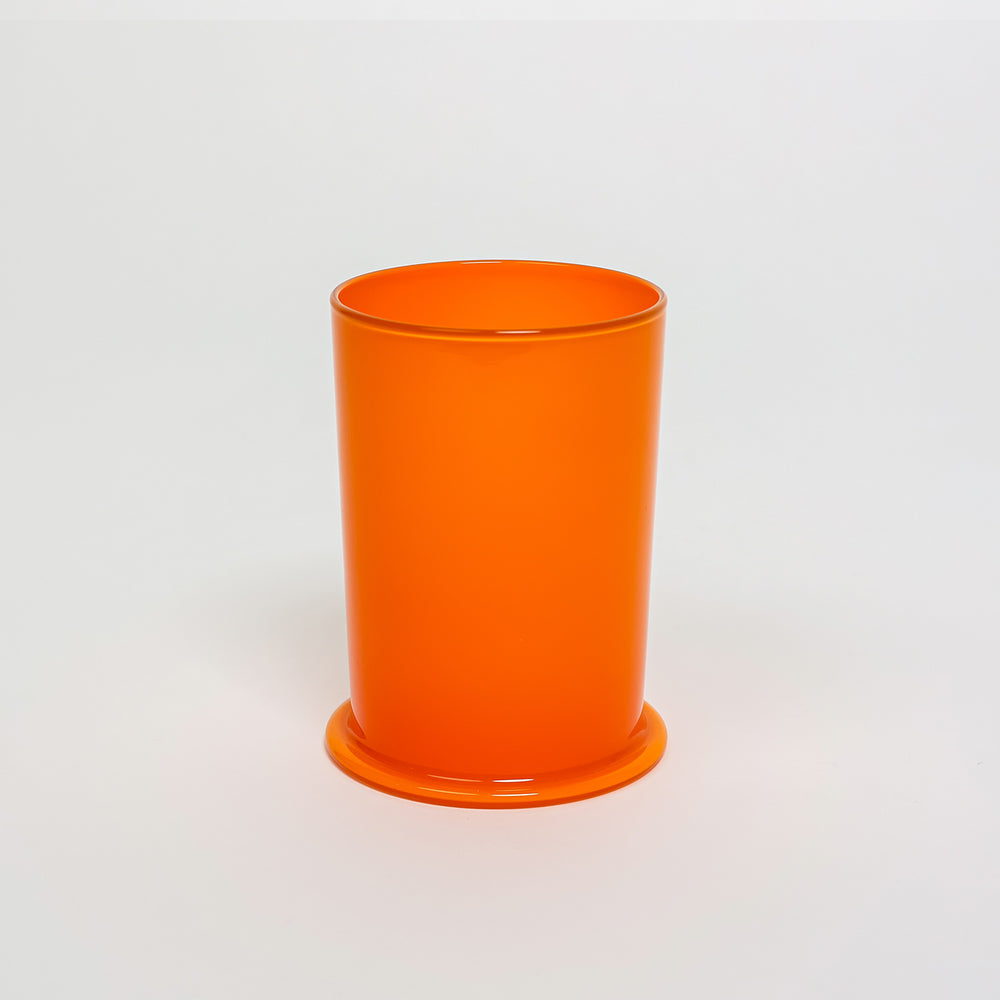 
            
                Load image into Gallery viewer, Decicio Glass | made In Washington | Glassware | Blown Glass Orange Votive or Cup
            
        