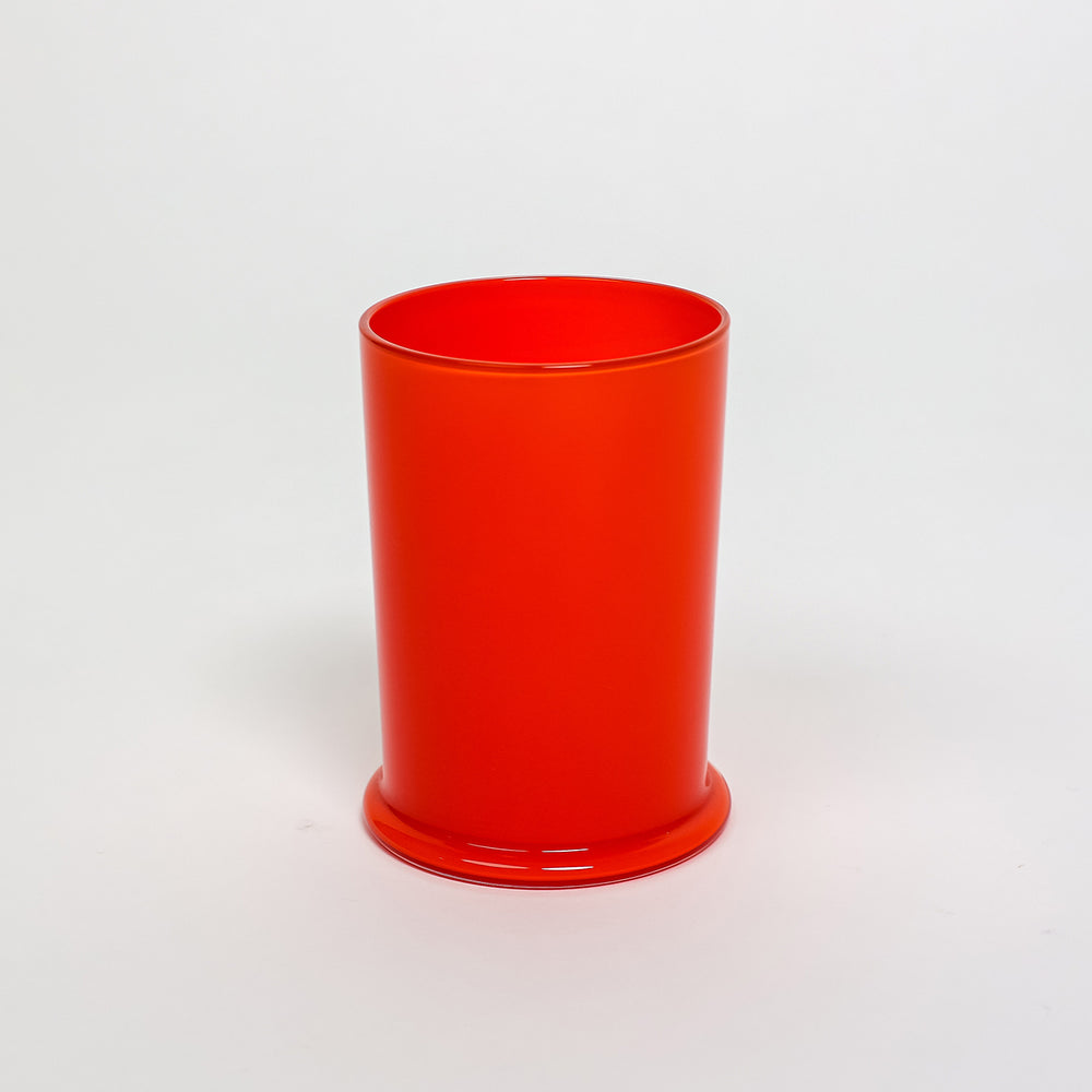 Decicio Blown Glass | Made In Washington | Blown Glass Red Votive or Cup Drinkware