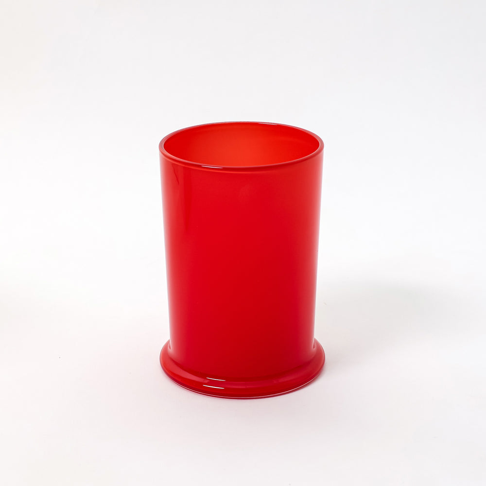Decicio Blown Glass | Made In Washington | Deep Red Glass Drinkware
