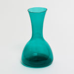 Decicio Blown Glass | Made In Washington | Blown Glass Carafe or Vase Dark Teal
