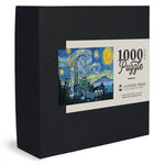 Lantern Press Puzzle Seattle Skyline Starry Night | Made In Washington Gifts