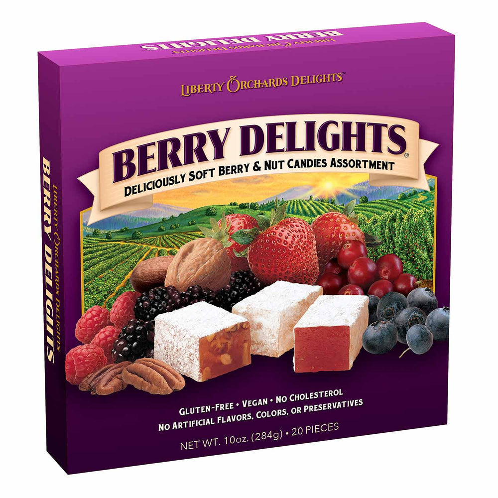 
            
                Load image into Gallery viewer, Liberty Orchards Berry Delights Candies | Made In Washington Gift Stores
            
        