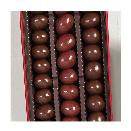 Box of Chukar Cherries milk and dark chocolate cherries on a white background | Cherry Gifts From Washington | Made In Washington Gifts | Chukar Cherries 