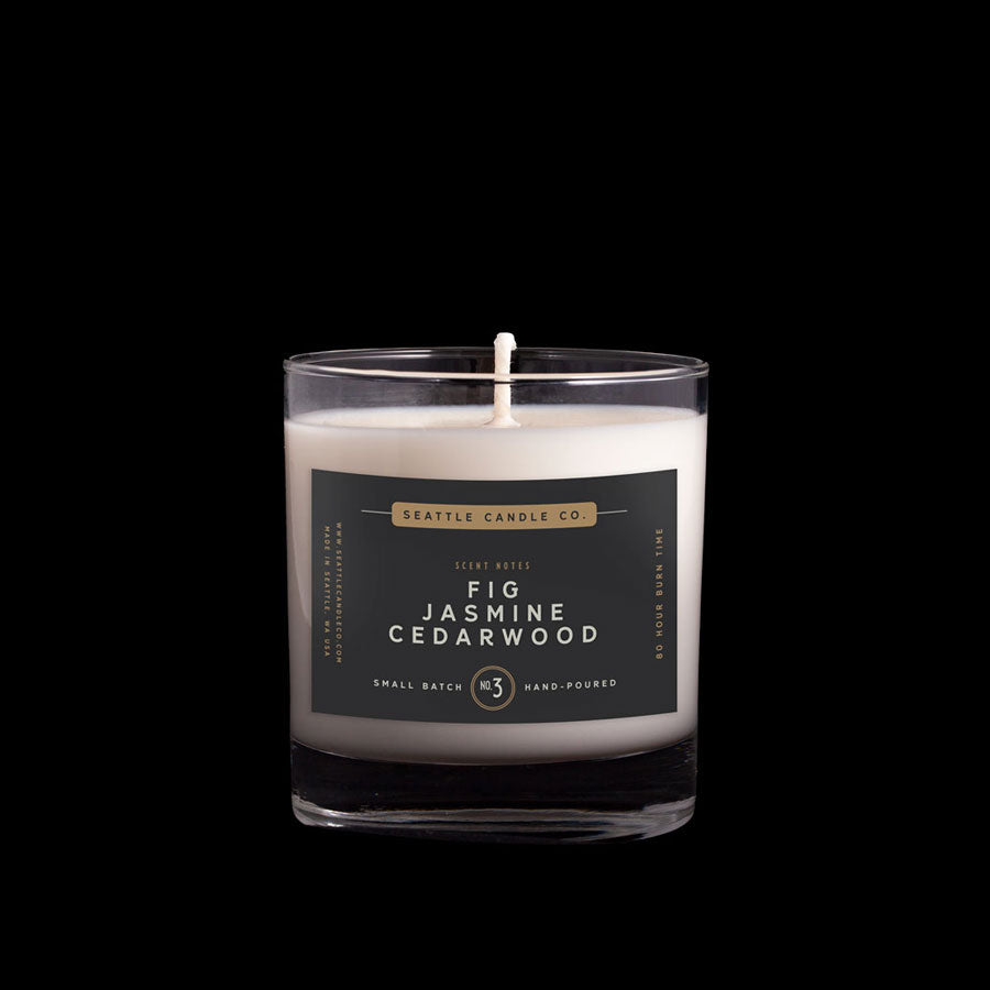 
            
                Load image into Gallery viewer, Seattle Candle Company Scent No. 3 Fig Jasmine Cedarwood | Gifts
            
        