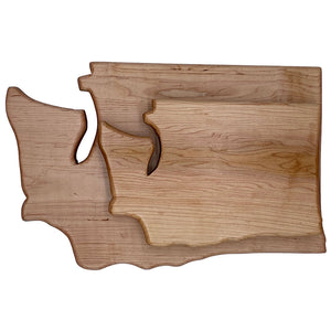 Wag & Wood Washington State Cutting Board Lg | Made in Washington