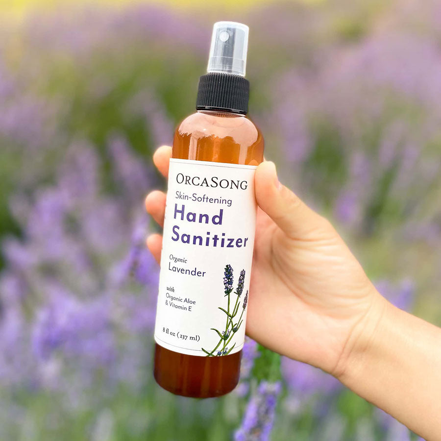 
            
                Load image into Gallery viewer, OrcaSong Farm Lavender Hand Sanitizer | Made In Washington | Spa Gifts
            
        