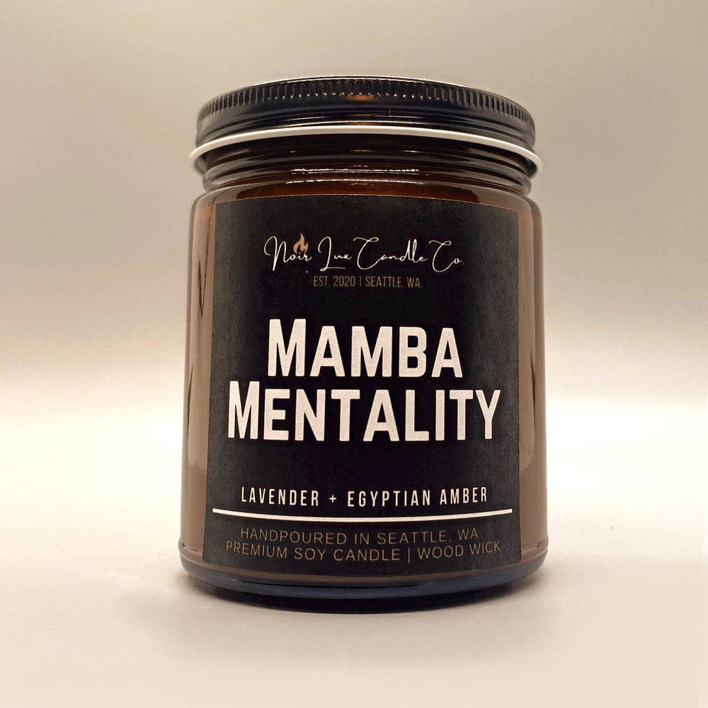 Noir Lux Candle Mamba Mentality | Made In Washington | Candle Gifts