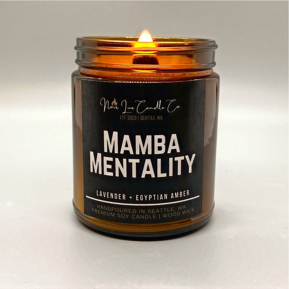 
            
                Load image into Gallery viewer, Noir Lux Candle Mamba Mentality | Made In Washington | Candle Gifts
            
        