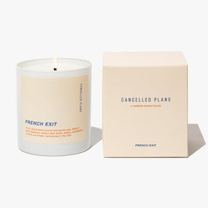 Cancelled Plans French Exit Candle | Made In Washington | Local Gifts for Homebodies