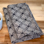 Northwest Makes Organic Linen Napkins | Made In Washington | Leaves & Circles | Table Linens
