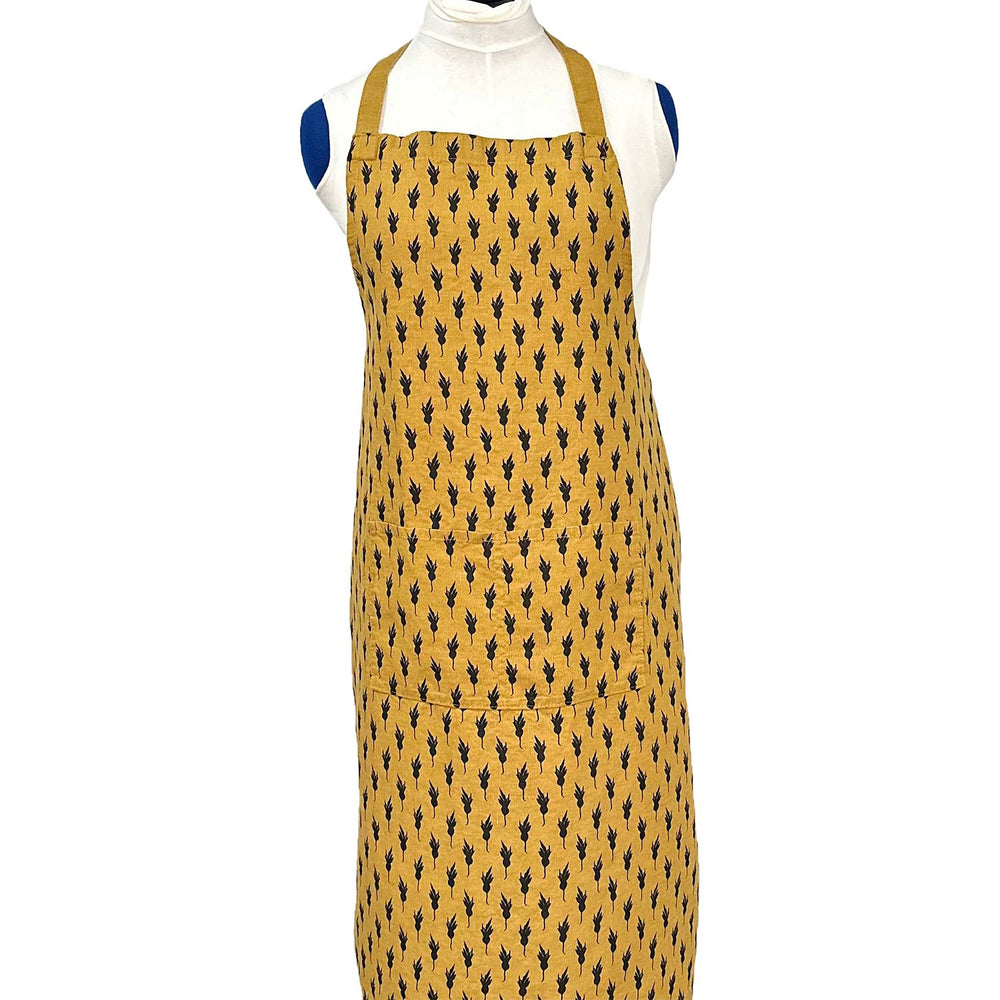 Northwest Makes Organic Linen Aprons | Made In Washington | Tiny Radish | Hand printed and sewn in Issaquah