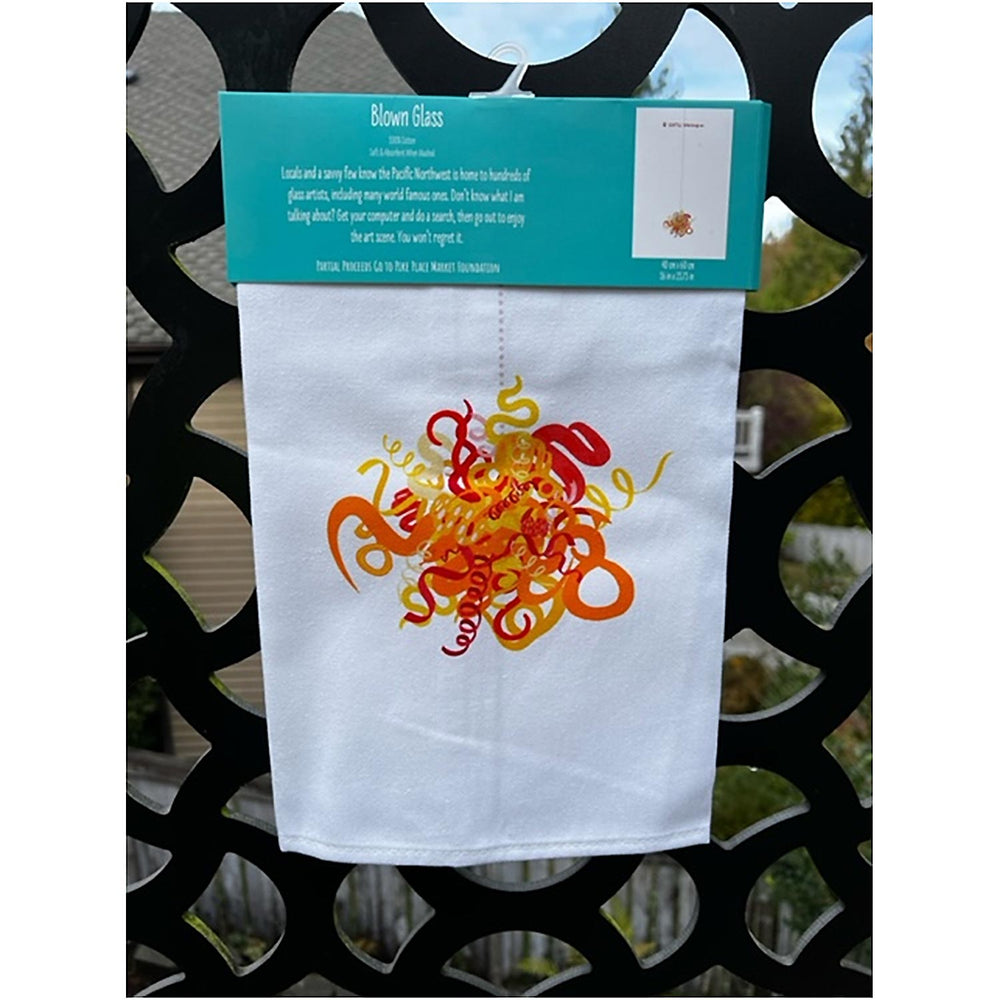 Buzzy - Blown Glass Art Kitchen Towel | Made In Washington | Tea Towels