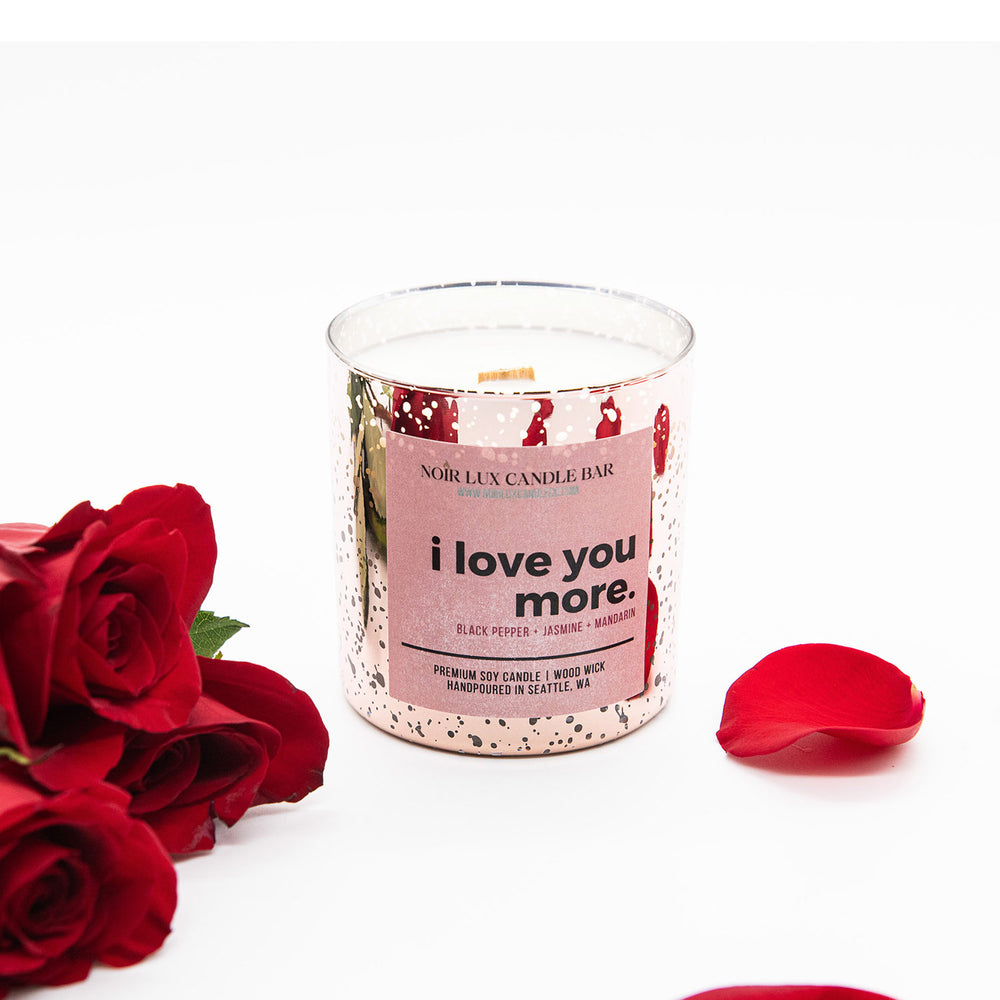Local Gifts  | Noir Lux I Love You More Candles | Made In Washington | Scented Candles