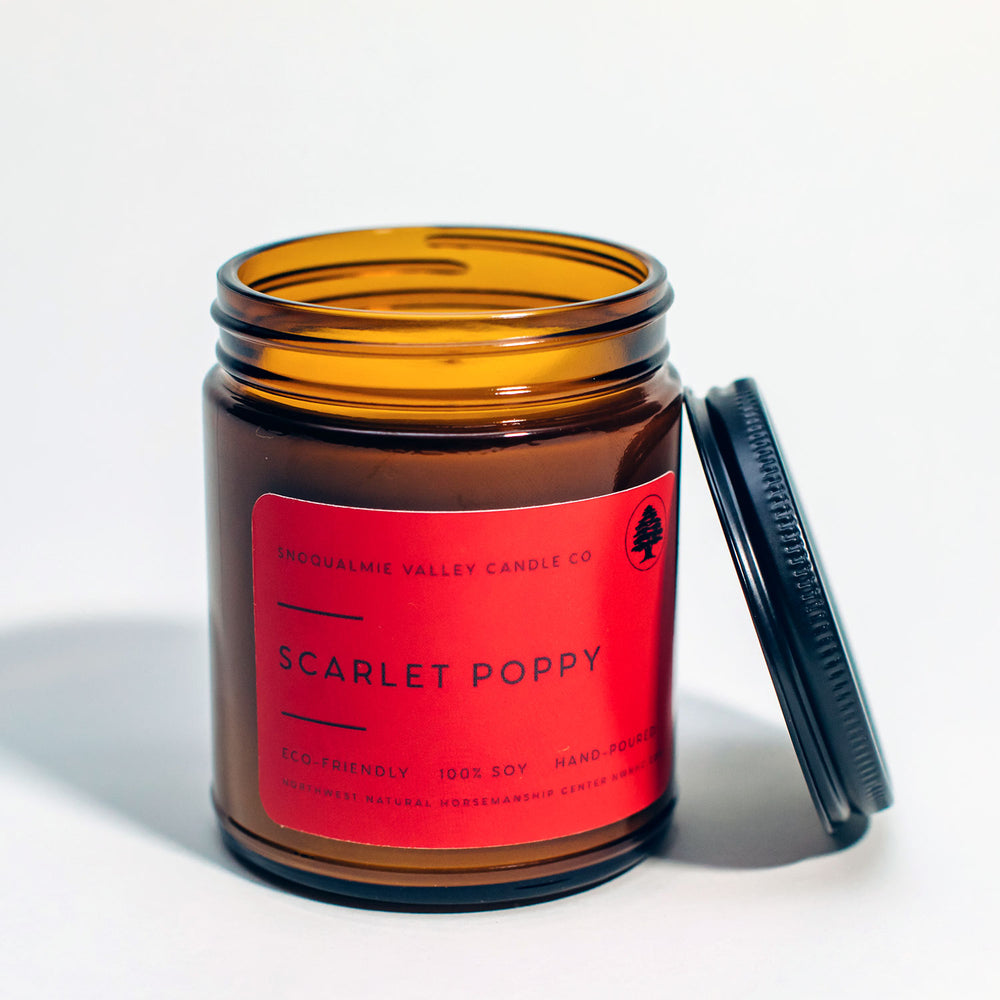 
            
                Load image into Gallery viewer, Snoqualmie Valley Candle Company Scarlet Poppy | Made In Washington | Locally Made Gifts
            
        