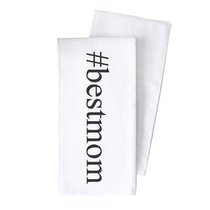 
            
                Load image into Gallery viewer, Porter Lane Home Hashtag Best Mom Tea Towel
            
        