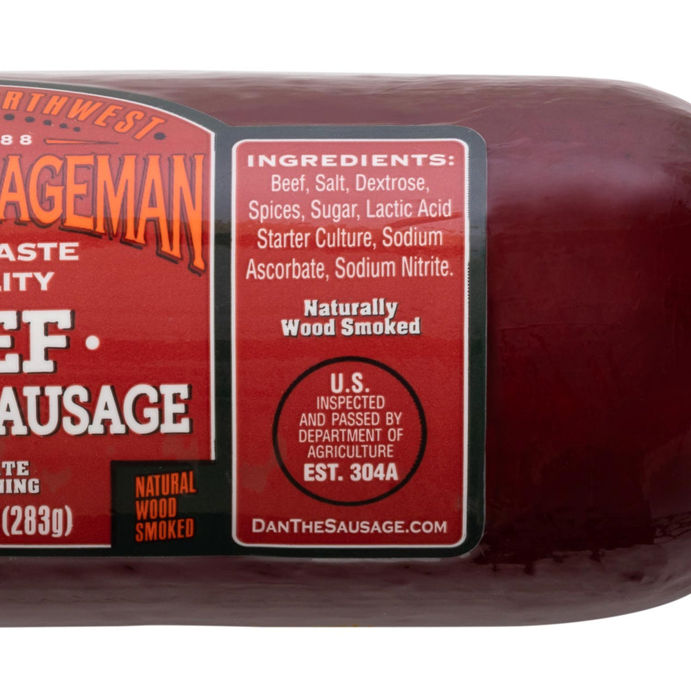 
            
                Load image into Gallery viewer, Made In Washington Food Gifts | Dan the Sausageman Summer Sausage
            
        