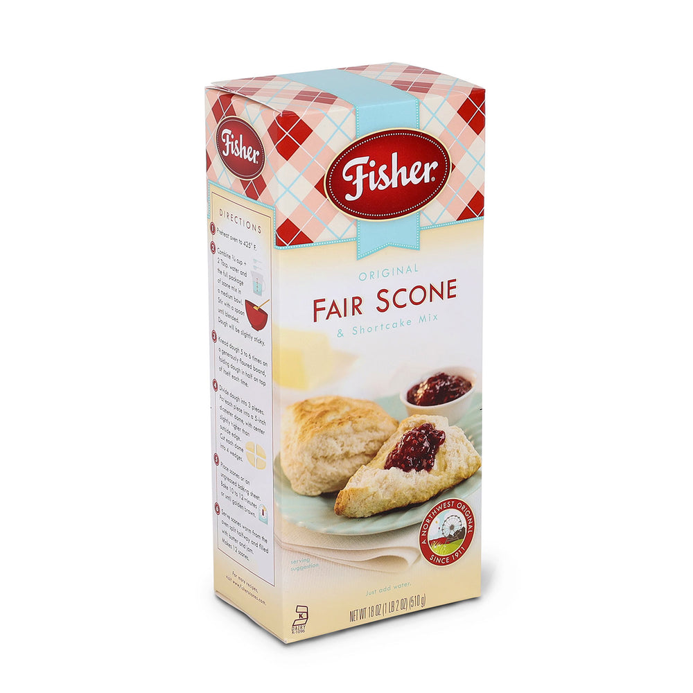 Washington Made Food Gifts | Fisher Original Fair Scone & Shortcake Mix | Breakfast Foods