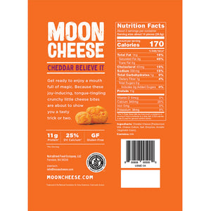 
            
                Load image into Gallery viewer, Made In Washington Food Gifts | Moon Cheese Cheddar Believe It Snacks
            
        