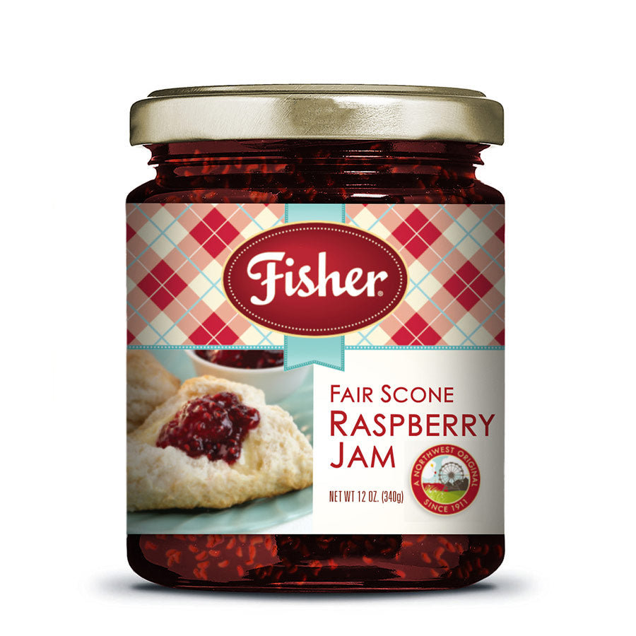 
            
                Load image into Gallery viewer, Fisher Fair Raspberry Jam | Gourmet Food Gifts | Made In Washington Gifts
            
        