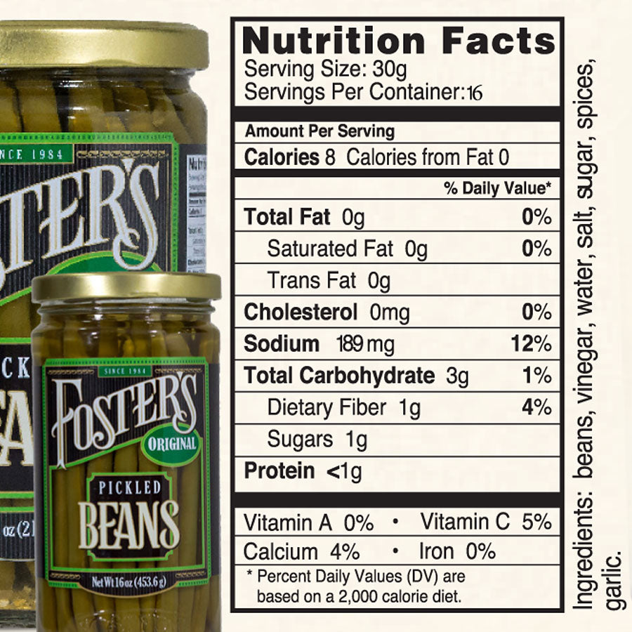 
            
                Load image into Gallery viewer, Foster&amp;#39;s Pickled Green Beans Original | Made In Washington Gift Ideas
            
        
