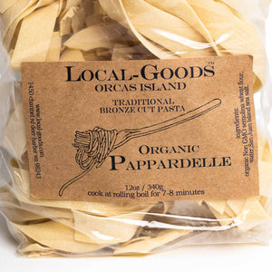 Local Goods Pappardelle Pasta | Made In Washington Gift Ideas | Local Gifts From Orcas Island, Washington