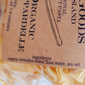Local Goods Pappardelle Pasta | Made In Washington Gift Ideas | Orcas Is