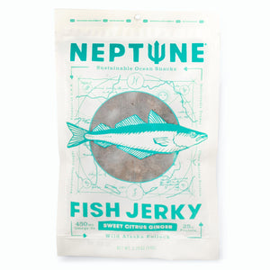 Neptune Sweet Citrus Ginger Fish Jerky | Made In Washington Food Gifts