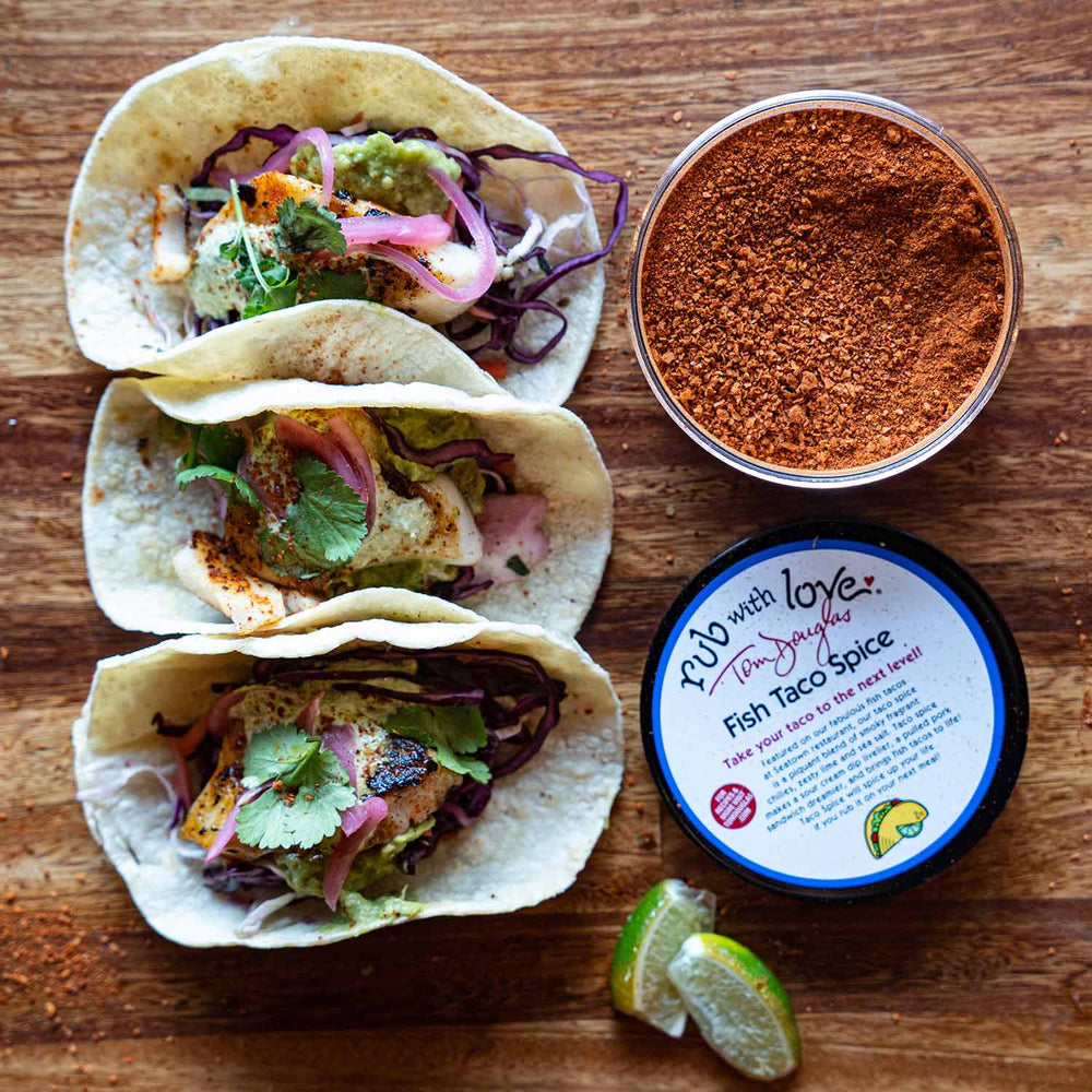 Gifts For Cooks | Tom Douglas Fish Taco Spice Rub With Love | Made In Washington | Local Spices
