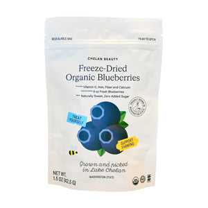 Chelan Beauty | Glacier Fed Organics Freeze-Dried Blueberries | Made In Washington | Local Food Gifts | Healthy Snacks