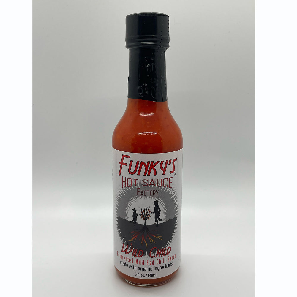 
            
                Load image into Gallery viewer, Funky&amp;#39;s Hot Sauce Factory Wild Child | Made In Washington | Spicy Sauce Gifts
            
        