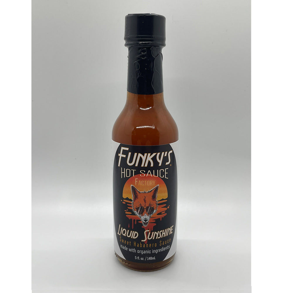 Funky's Hot Sauce Factory Liquid Sunshine | Made In Washington | Gifts for Hot Sauce Lovers