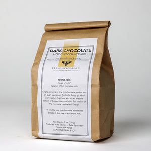 
            
                Load image into Gallery viewer, Belle Epicurean Dark Chocolate Hot Chocolate Mix | Made In Washington | Hot Chocolate Gifts
            
        