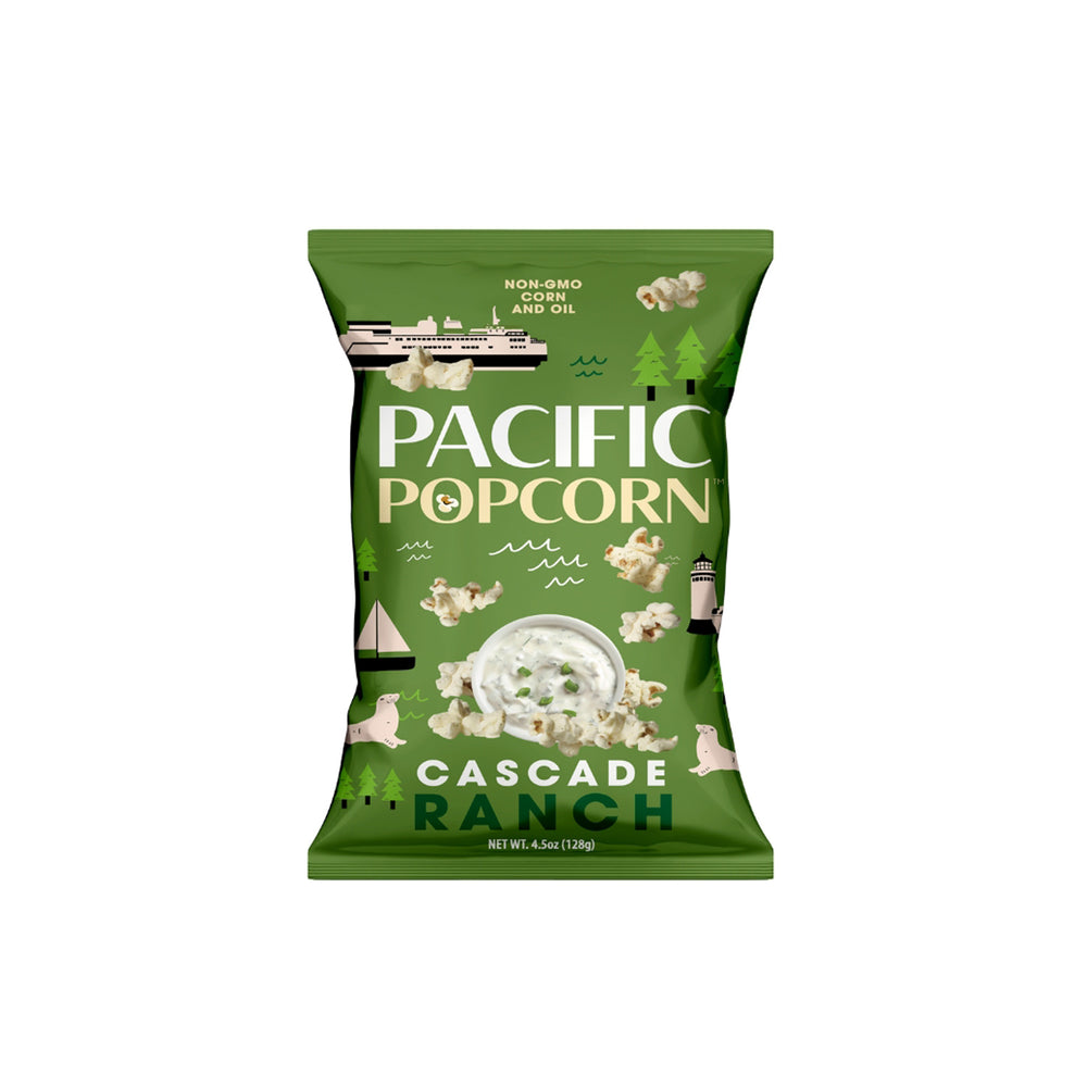 Jaspen's Pacific Popcorn Cascade Ranch | Made In Washington | Movie Snacks